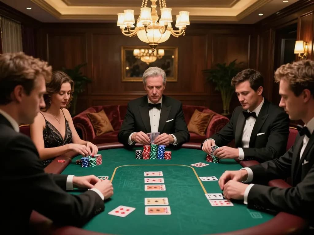 Experience high-stakes poker action at qq88 in a luxurious gaming room