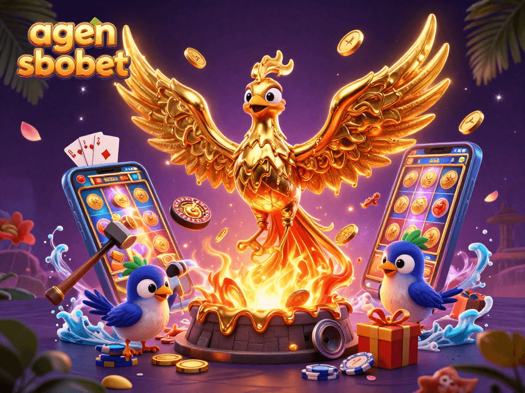 Experience winning strategies with agen sbobet in an ultra-detailed 3D casino illustration.