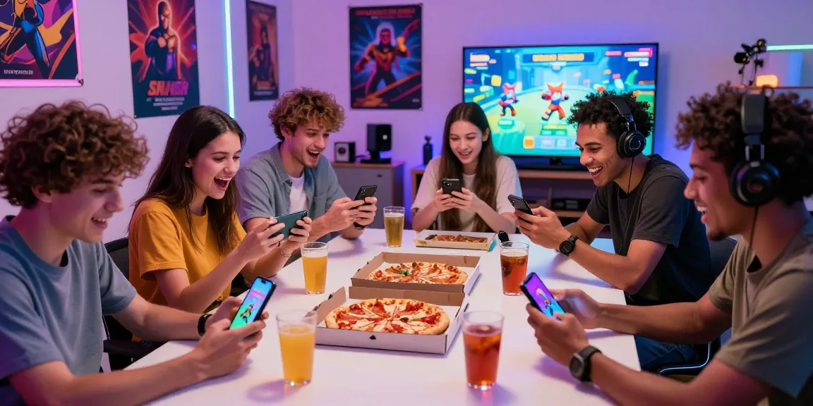 Engaging Smash or Pass app scene with friends enjoying AI-generated images during a fun gaming night.