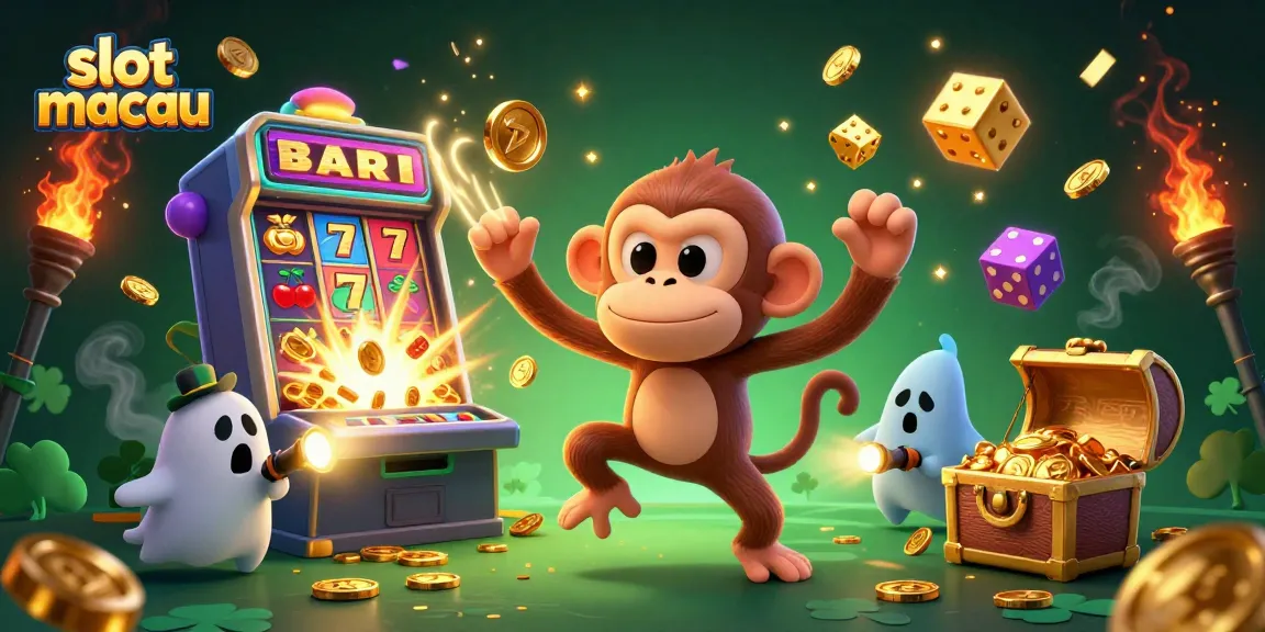 Unleash excitement with slot macau as magical characters animate a bustling casino atmosphere.