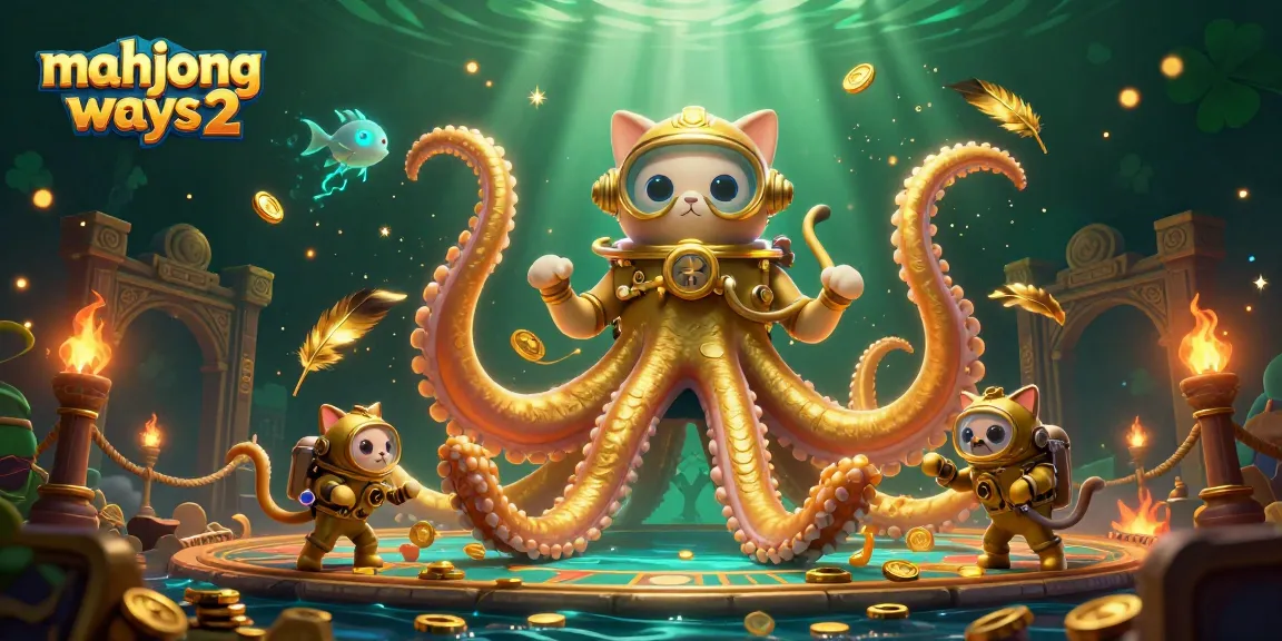 Engage with mahjong ways 2 in a bustling casino scene featuring magical elements and golden treasures.