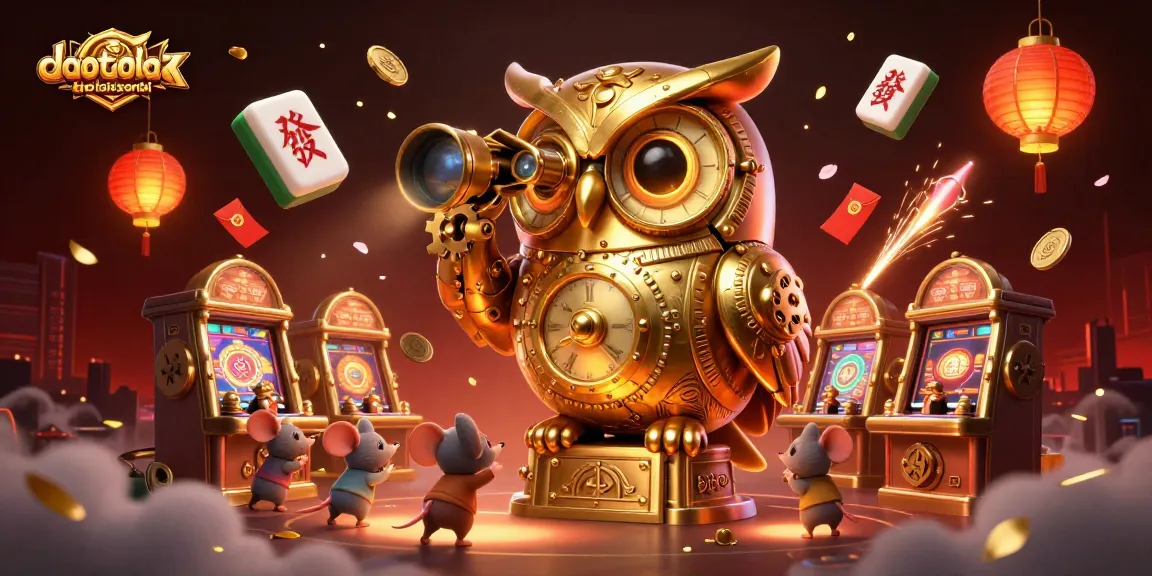 Experience the thrill at daotaolaixeyenbai with a dynamic casino scene featuring whimsical characters and vibrant gaming elements.