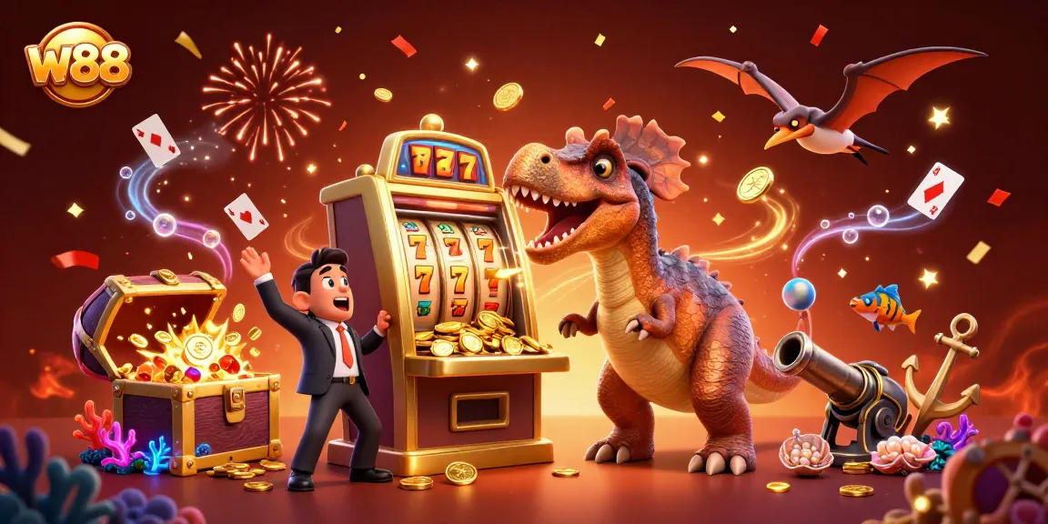 Trải nghiệm cá cược với W88 qua hình ảnh sôi động tại casino trực tuyến.