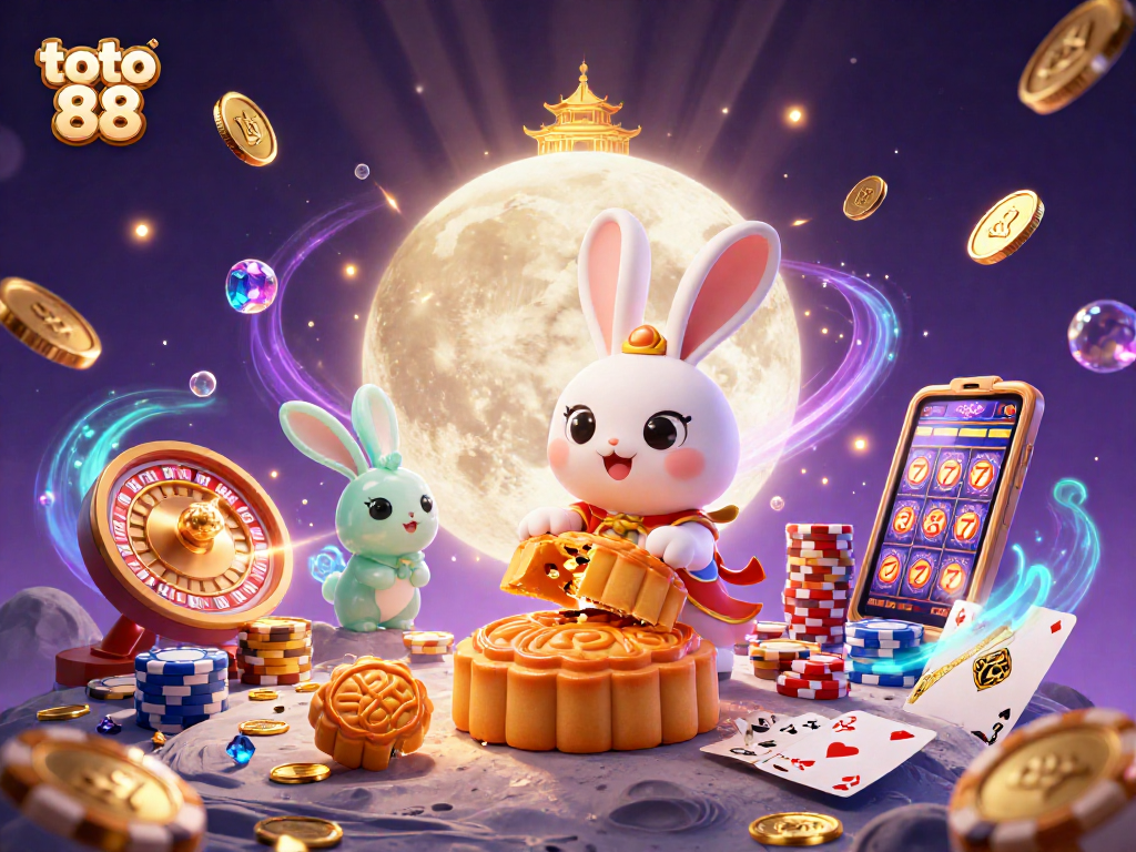 Play the exciting toto 88 slot games with vibrant casino elements and characters.