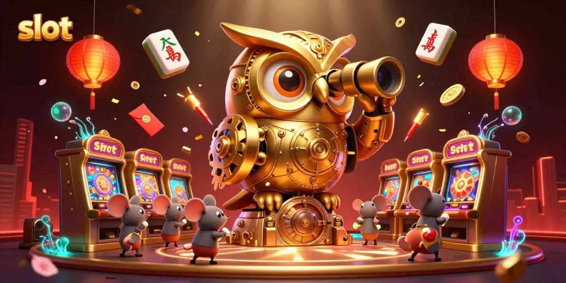 Putaran slot berkilau dengan simbol keberuntungan di kasino yang menakjubkan
