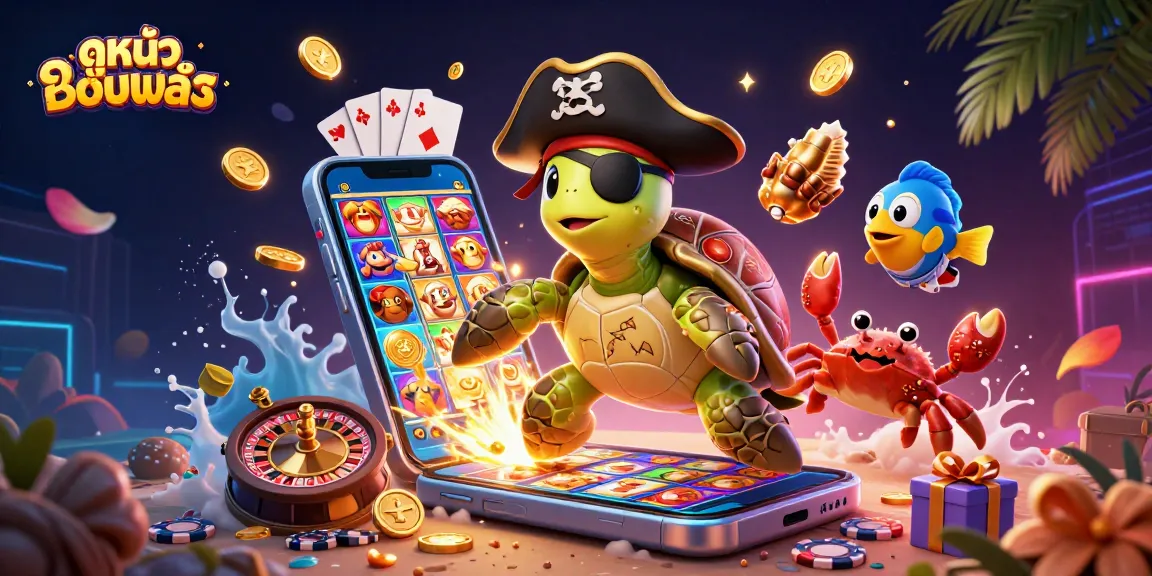 Engage in the best ดูหนังออนไลน์ experience with an exciting underwater casino adventure featuring vibrant characters.