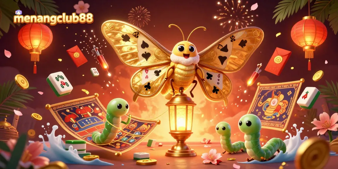 Experience the thrill of menangclub88 with this vibrant 3D casino scene featuring majestic characters and rich elements.