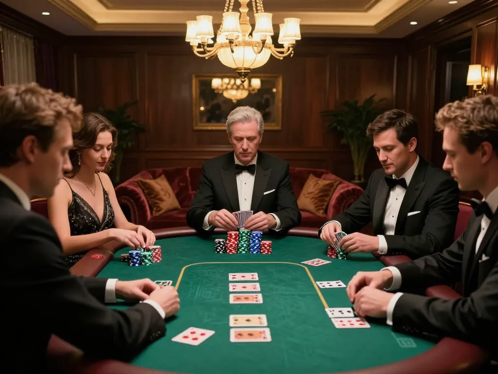 Experience high-stakes poker action at qq88 in a luxurious gaming room