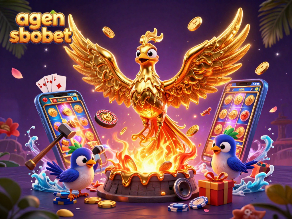 Experience winning strategies with agen sbobet in an ultra-detailed 3D casino illustration.