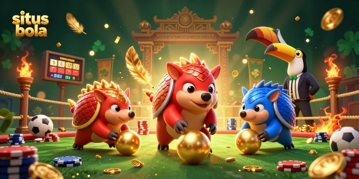 Enjoy thrilling sports action with situs bola, featuring lively pangolins and exciting betting visuals.