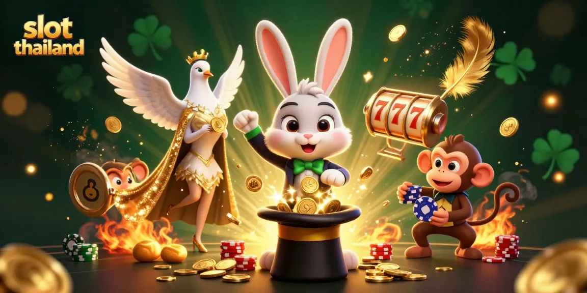 Experience the thrill of slot thailand with magical characters and vibrant casino elements.