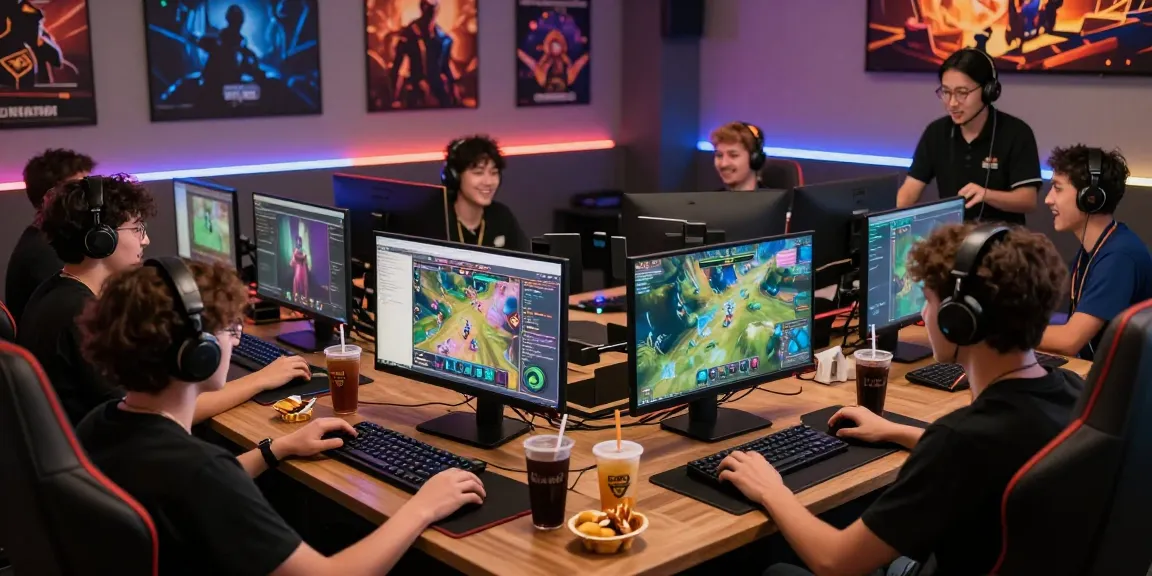 mahajitu gaming hub with players enjoying diverse games and real-time interaction
