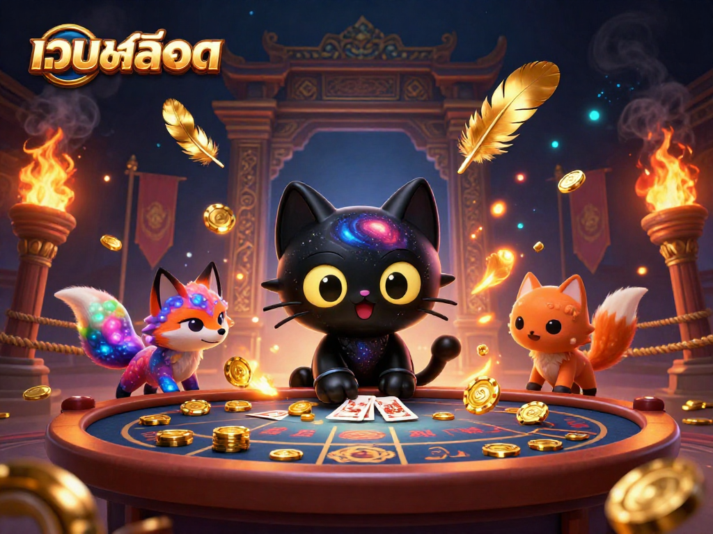 Experience thrilling เว็บสล็อต excitement with a cosmic casino featuring enchanting characters and immersive elements.