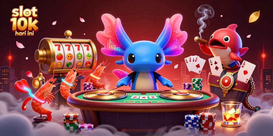 Spin the reels on slot 10k hari ini with vibrant characters and immersive casino elements.