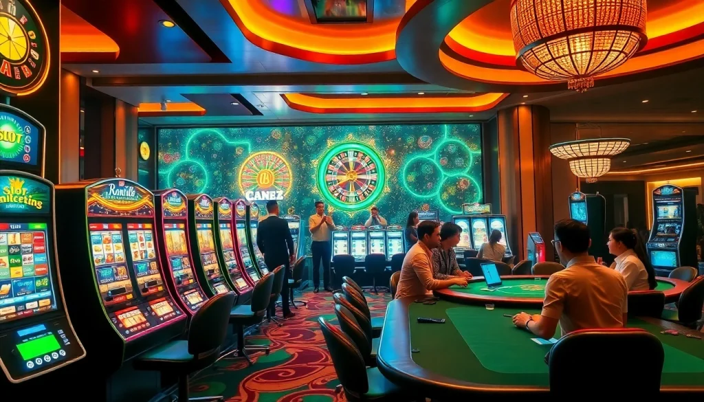 Experience the excitement of slot gacor hari ini with players enjoying vibrant casino games.