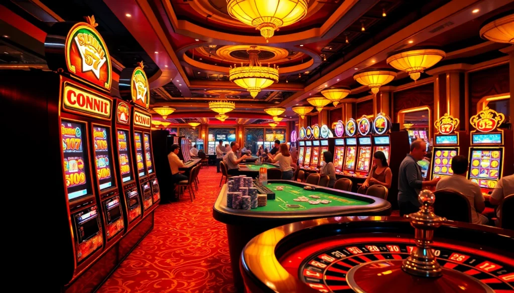 Players celebrating wins on various slot machines symbolizing slot gacor hari ini.