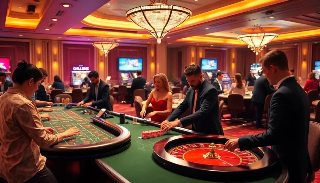 에볼루션 라이브 카지노의 다양한 테이블 게임을 즐기는 사용자와 딜러의 역동적인 모습