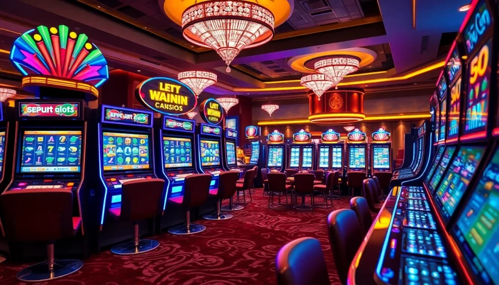 Experience the thrill of slot gacor hari ini with visually stunning slot machines in a luxurious casino atmosphere.