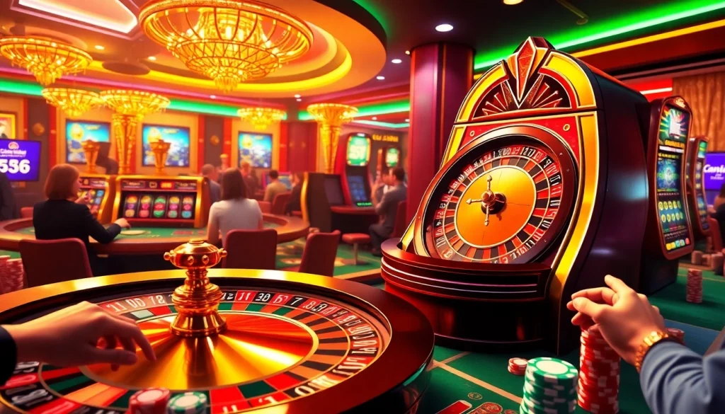 Xoso66 offers a vibrant casino experience with exciting games like roulette and slot machines.