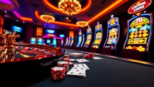 Experience thrilling gaming action at C168 casino with vibrant roulette and poker games.